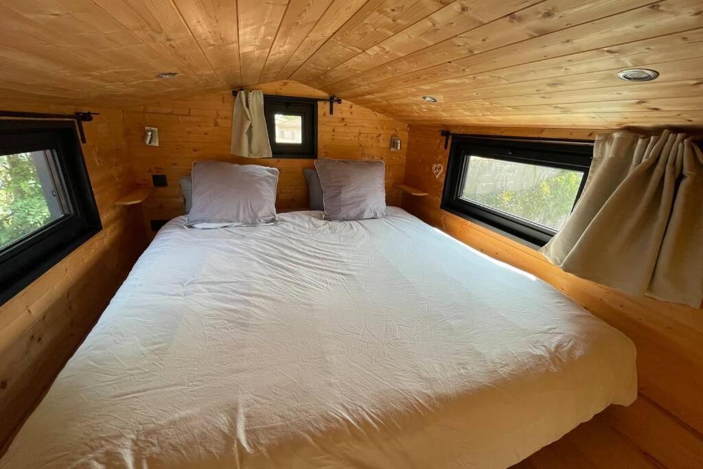 איגוס-מורטס Myinsolite - Tiny-House, Jacuzzi, Brasero, Piscine מראה חיצוני תמונה