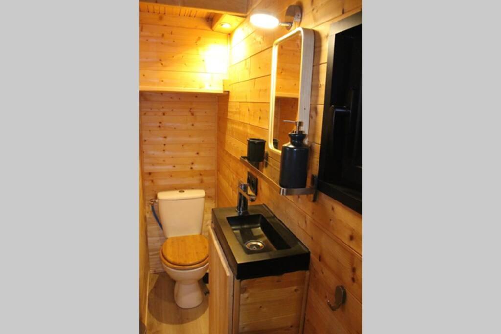 איגוס-מורטס Myinsolite - Tiny-House, Jacuzzi, Brasero, Piscine מראה חיצוני תמונה