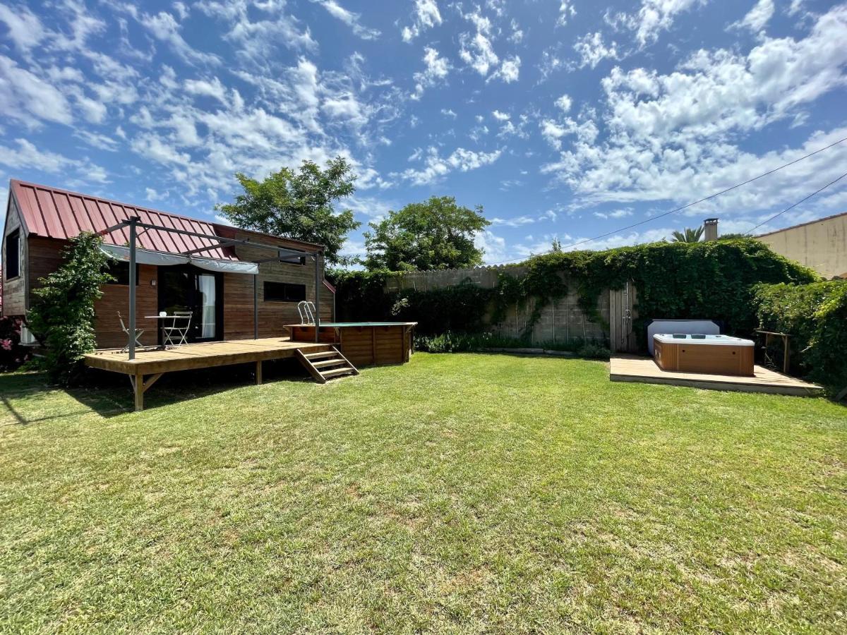 איגוס-מורטס Myinsolite - Tiny-House, Jacuzzi, Brasero, Piscine מראה חיצוני תמונה